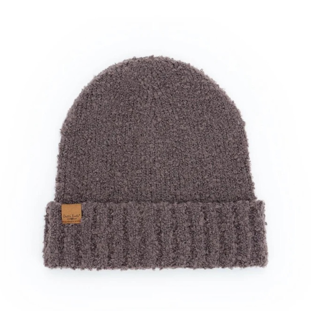 Britts Knits Common Good Beanie Hat - Purple